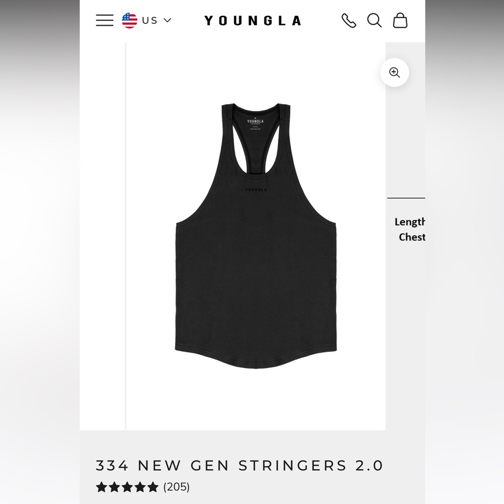 Men’s Young LA Stringer Tank